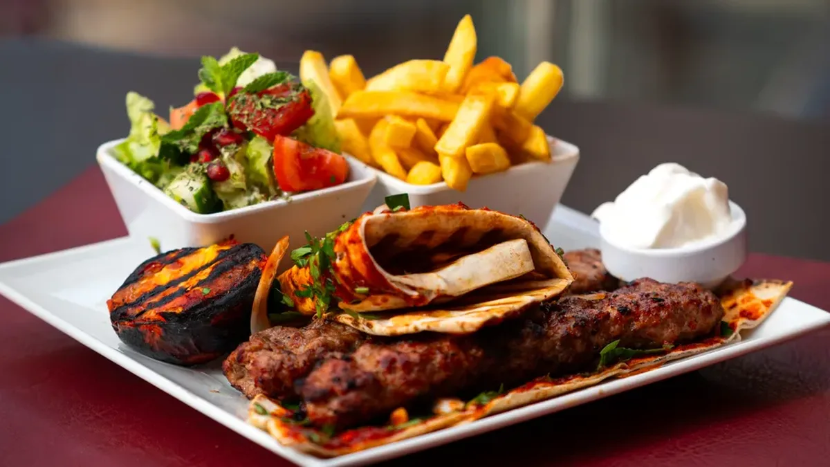 Mix-Grill-Teller bei Hamzas Leipzig